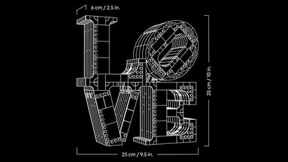 LEGO LOVE sign 31214 Art (Delivery: January 2025)