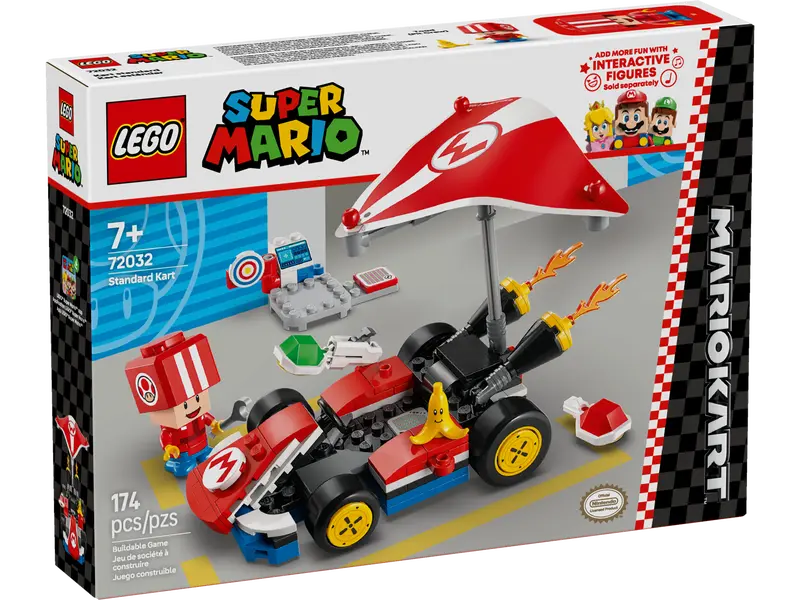 LEGO Mario Kart – Standard Kart 72032 SuperMario (Levering: januari 2025)