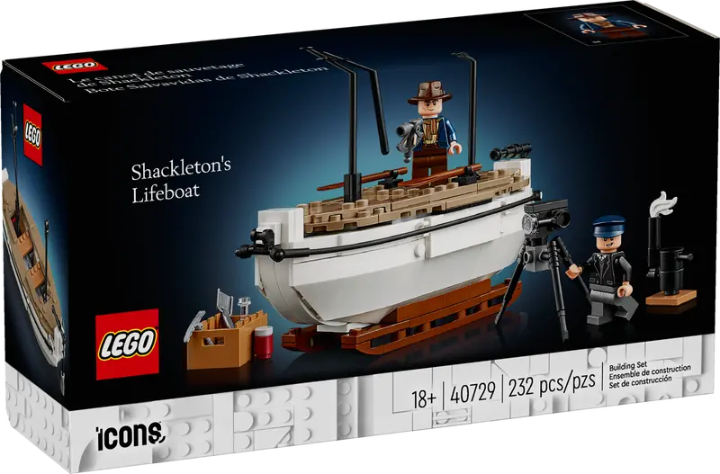 LEGO Shackletons reddingsboot 40729 Creator