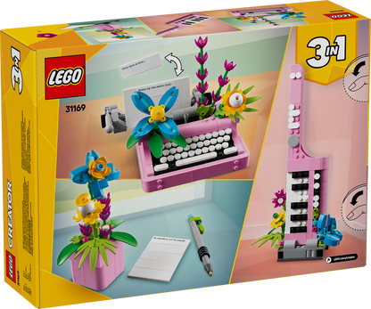 LEGO Typewriter with Flowers 31169 Creator 3-in-1 (expected: January 2025)