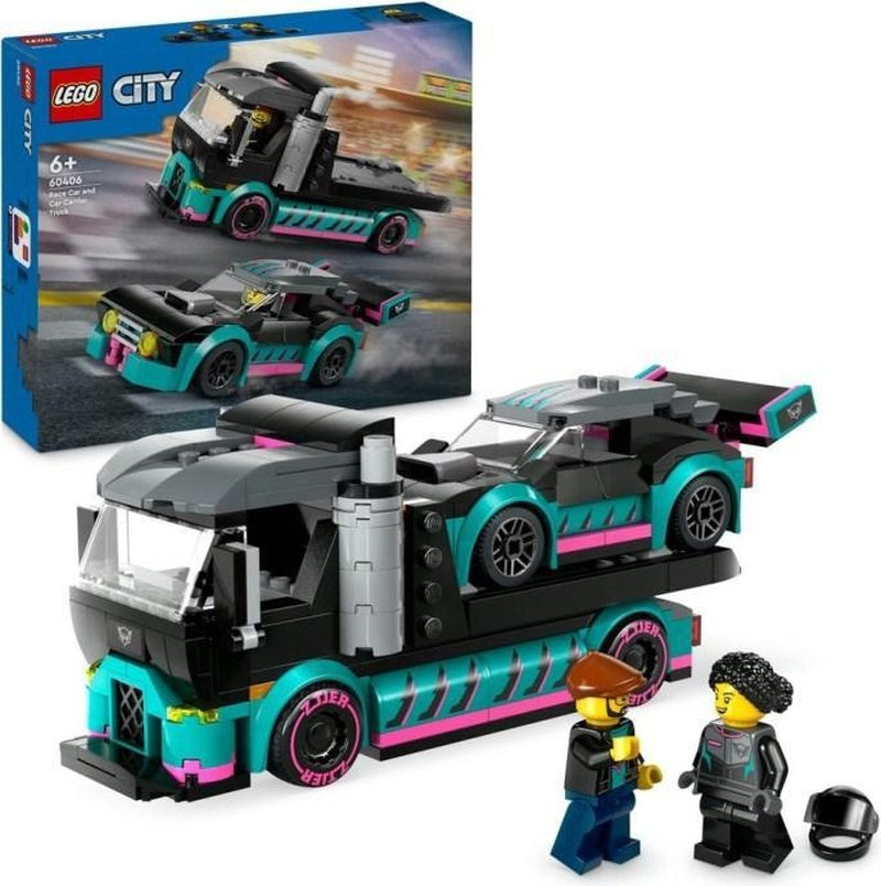 LEGO Raceautotransporter 60406 City LEGO CITY @ 2TTOYS LEGO €. 17.99