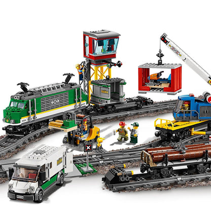 LEGO Sterke City vrachttrein met kraan 60198 City LEGO CITY TREINEN @ 2TTOYS LEGO €. 159.49