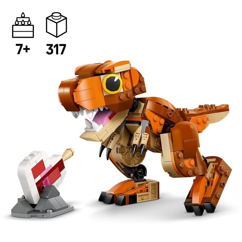 LEGO 76967 Kleine eter T-Rex, Een Jurassic World avontuur wacht