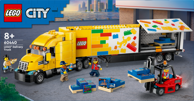 LEGO Gele LEGO vrachtwagen 60440 City