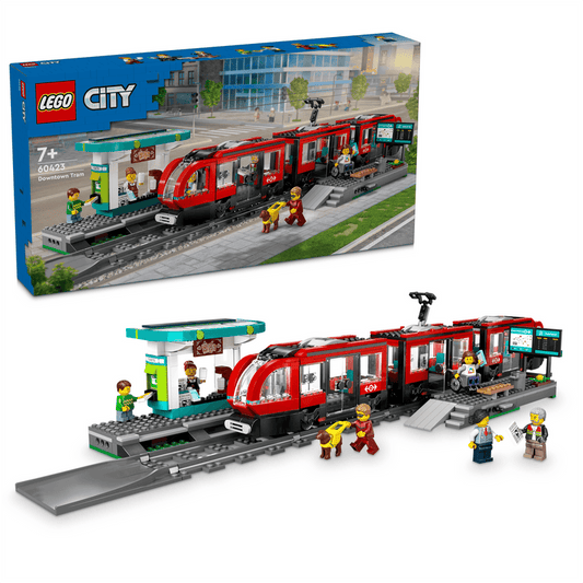 LEGO City tram and station 60423 City