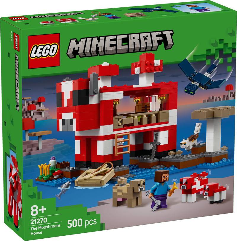 LEGO The Mushroom House 21270 Minecraft (Pre-Order: January 2025)