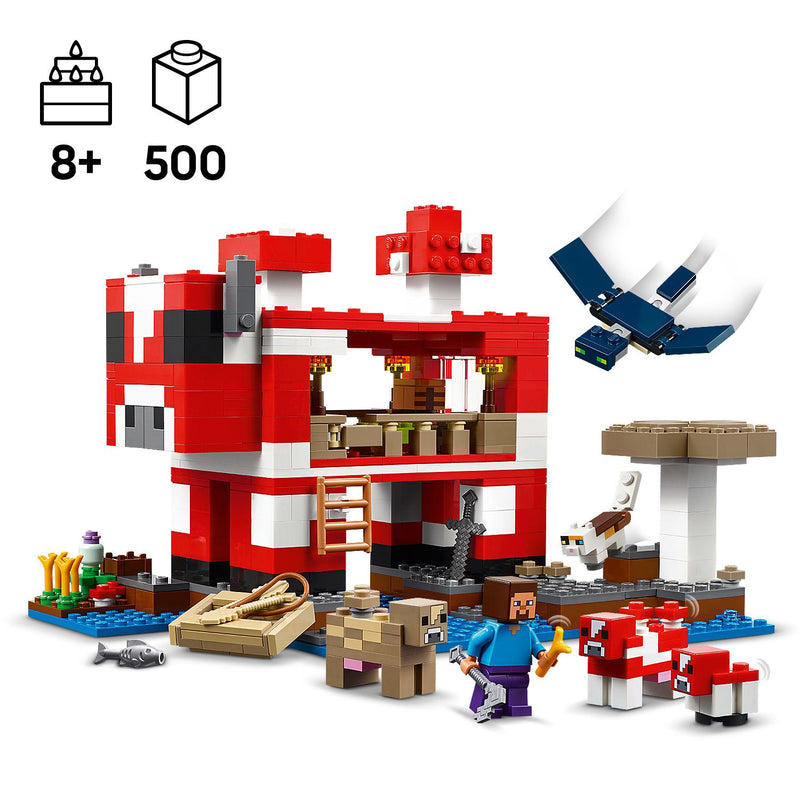 LEGO The Mushroom House 21270 Minecraft (Pre-Order: January 2025)