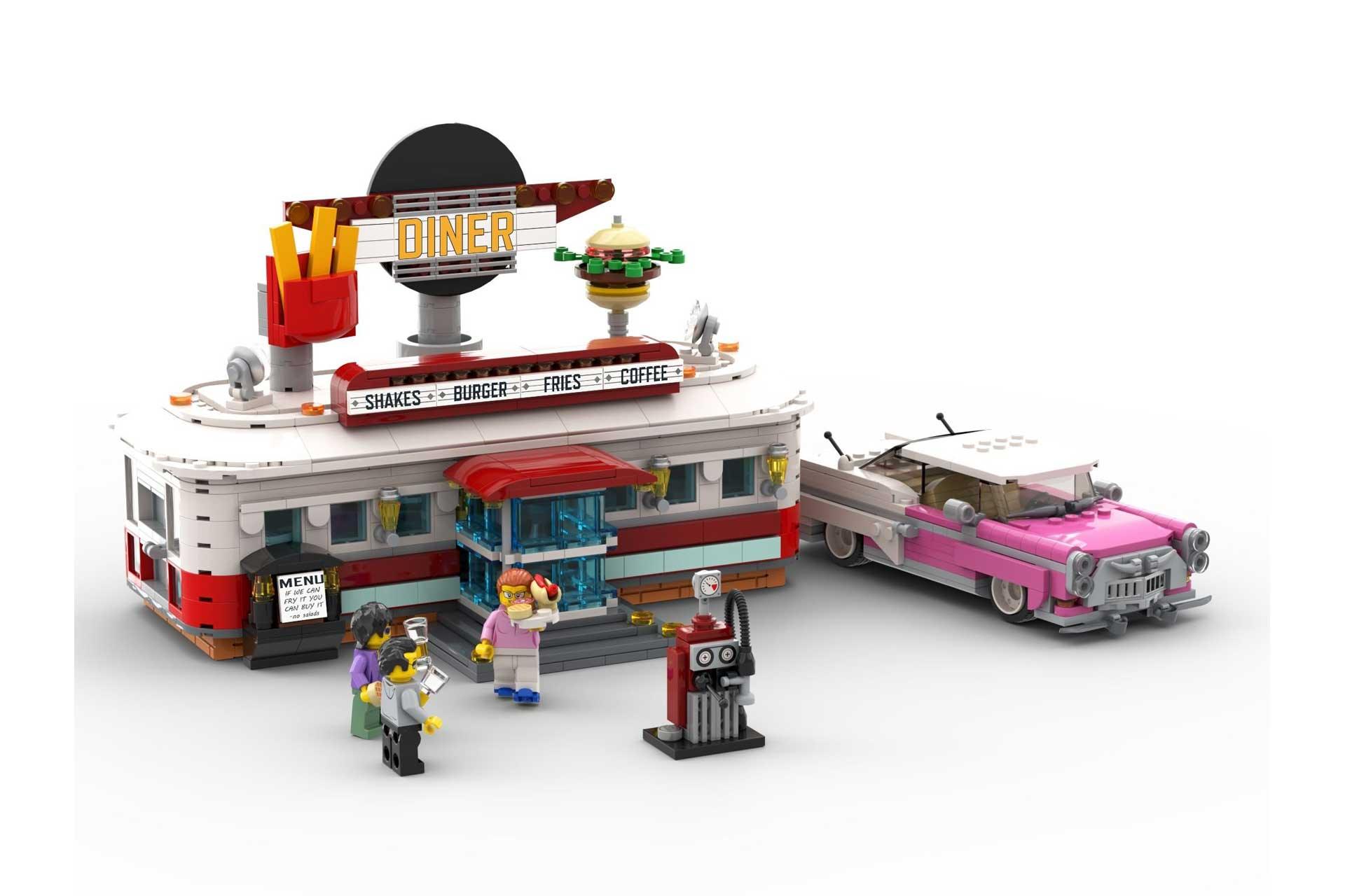 LEGO 1950’s Diner 910011 Bricklink LEGO BRICKLINK @ 2TTOYS BRICKLINK €. 219.99