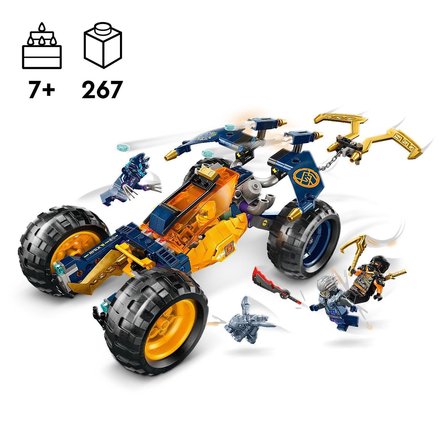 LEGO Arins ninjaterreinbuggy 71811 Ninjago LEGO Ninjago @ 2TTOYS LEGO €. 42.49