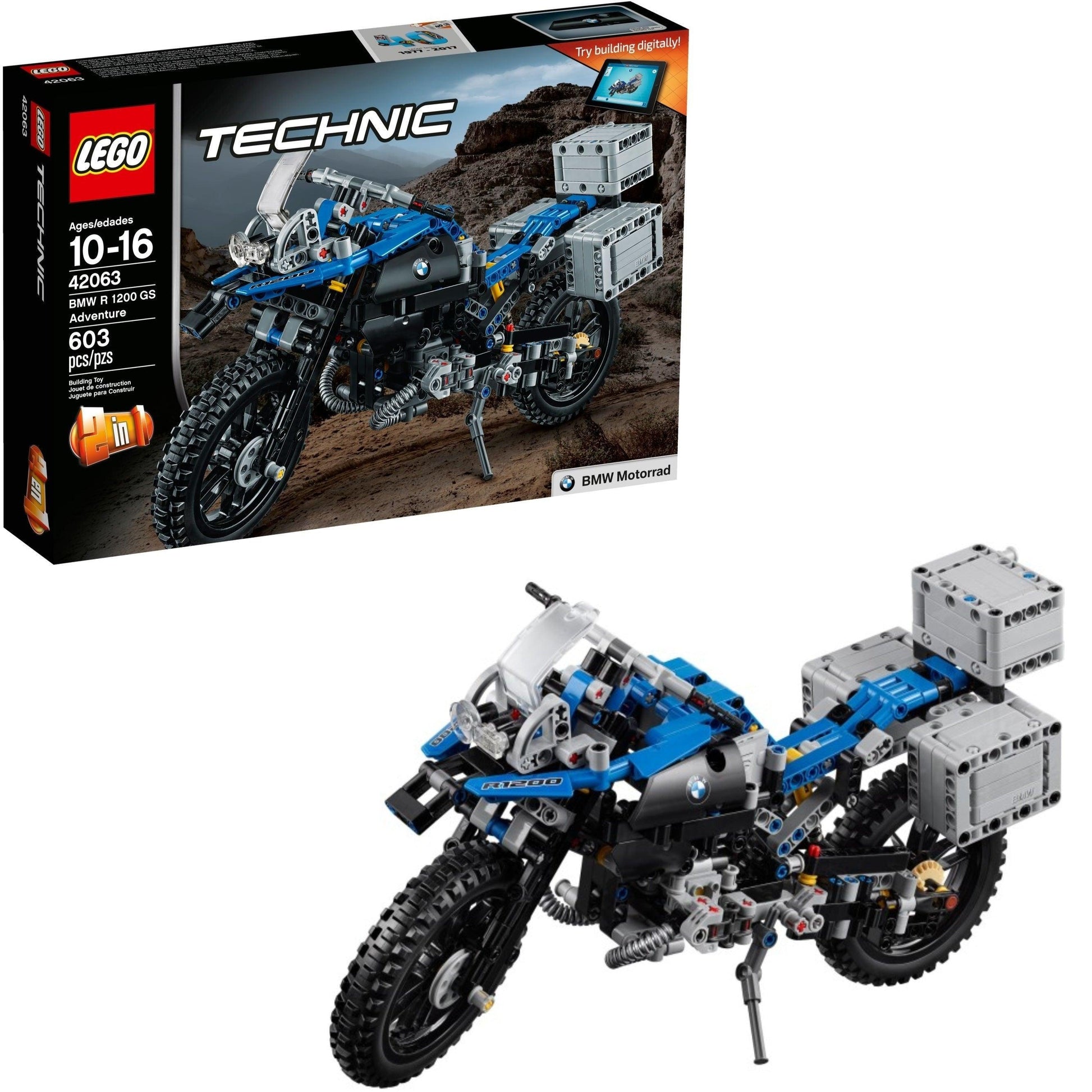 LEGO BMW R1200 GS Adventure 42063 technic LEGO TECHNIC @ 2TTOYS LEGO €. 99.99