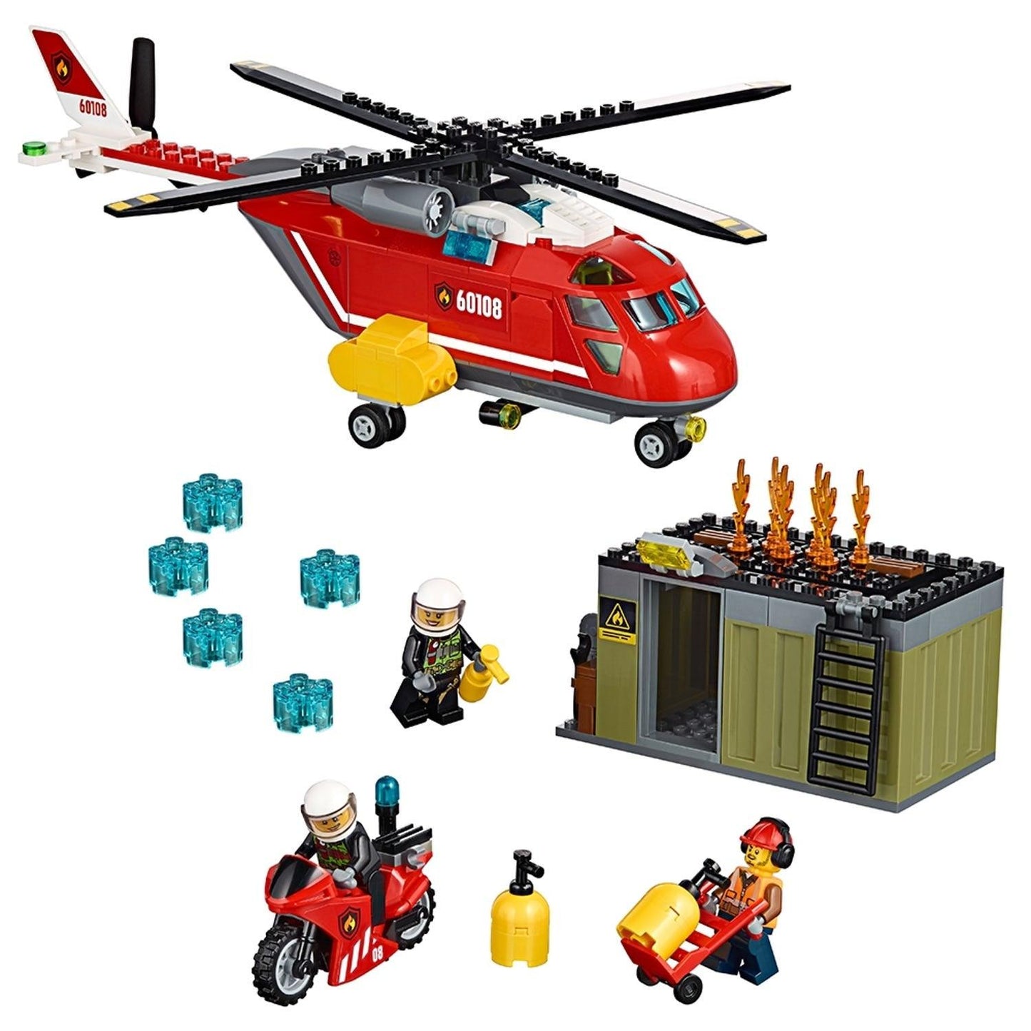 LEGO Brandweer Helikopter en motor 60108 City LEGO CITY BRANDWEER @ 2TTOYS LEGO €. 39.99