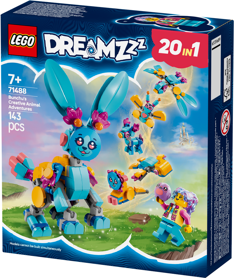 LEGO Bunchu'c creatieve dieren avonturen 71488 Dreamzzz (Pre-Order: januari 2025) @ 2TTOYS | Official LEGO shop😊🥰 2TTOYS | Official LEGO shop😊🥰 €. 8.49