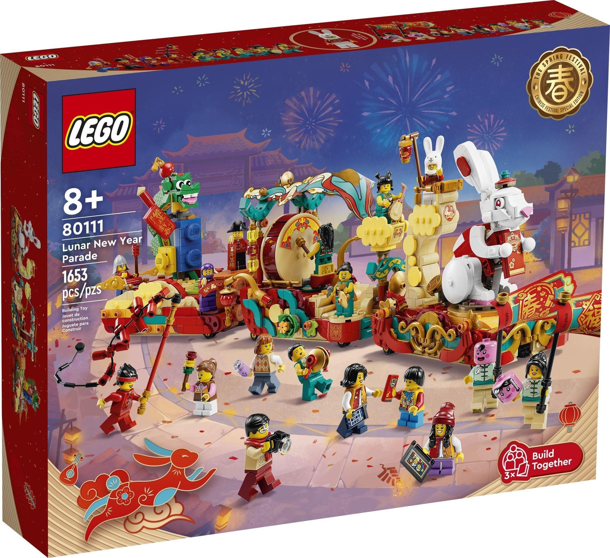 LEGO Chinees Nieuwjaar parade 80111 Chinees Nieuwjaar LEGO CHINEES NIEUWJAAR @ 2TTOYS LEGO €. 132.49