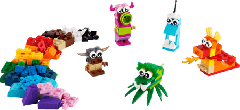 LEGO Creatieve Monsters 11017 CLASSIC LEGO CLASSIC @ 2TTOYS | Official LEGO shop😊🥰 LEGO €. 8.48