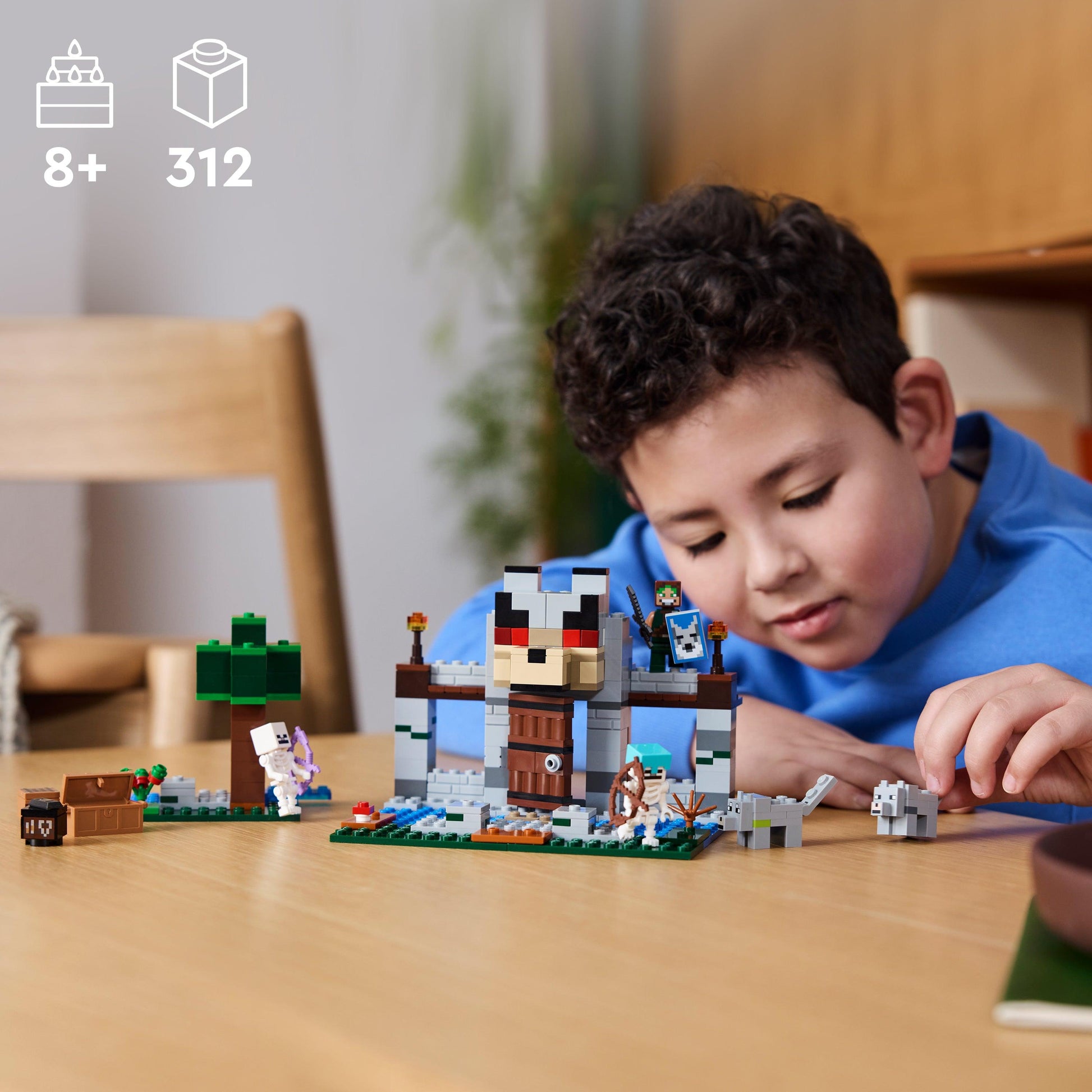 LEGO De wolvenburcht 21261 Minecraft LEGO MINECRAFT @ 2TTOYS | Official LEGO shop😊🥰 LEGO €. 29.49