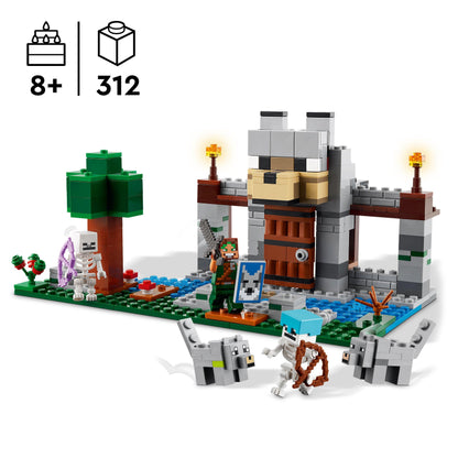 LEGO De wolvenburcht 21261 Minecraft LEGO MINECRAFT @ 2TTOYS | Official LEGO shop😊🥰 LEGO €. 29.49