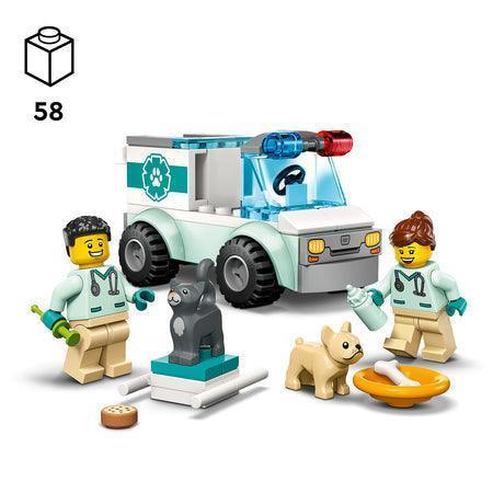 LEGO Dierenarts reddingswagen 60382 City LEGO CITY @ 2TTOYS LEGO €. 6.49