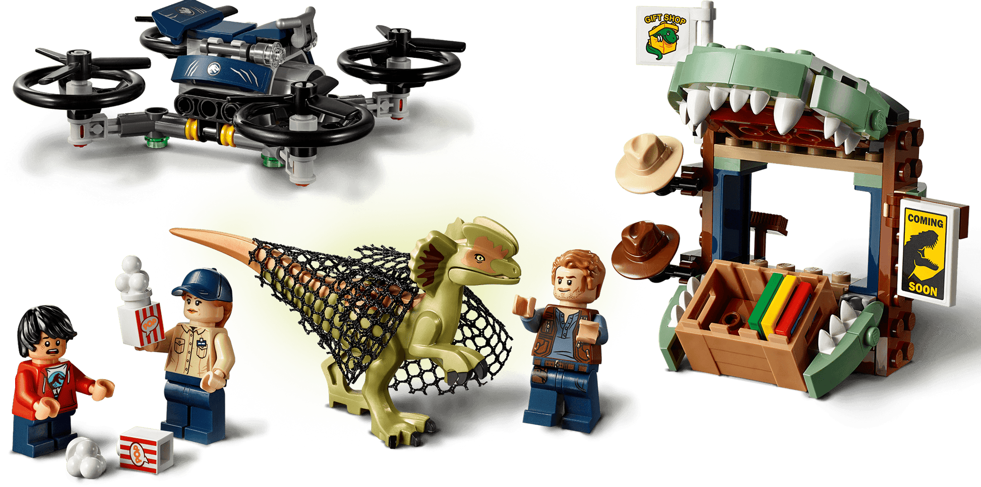 LEGO Dilophosaurus Dino ontsnapt 75934 Jurassic World LEGO JURASSIC WORLD @ 2TTOYS LEGO €. 16.49