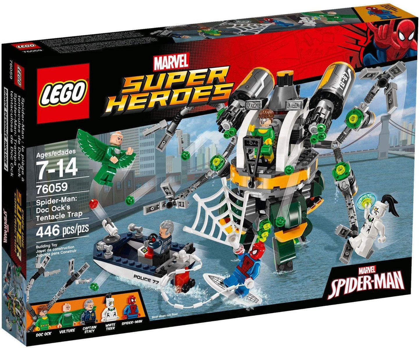 LEGO Doc Ock's Tentacle Trap 76059 SpiderMan LEGO SPIDERMAN @ 2TTOYS LEGO €. 49.99