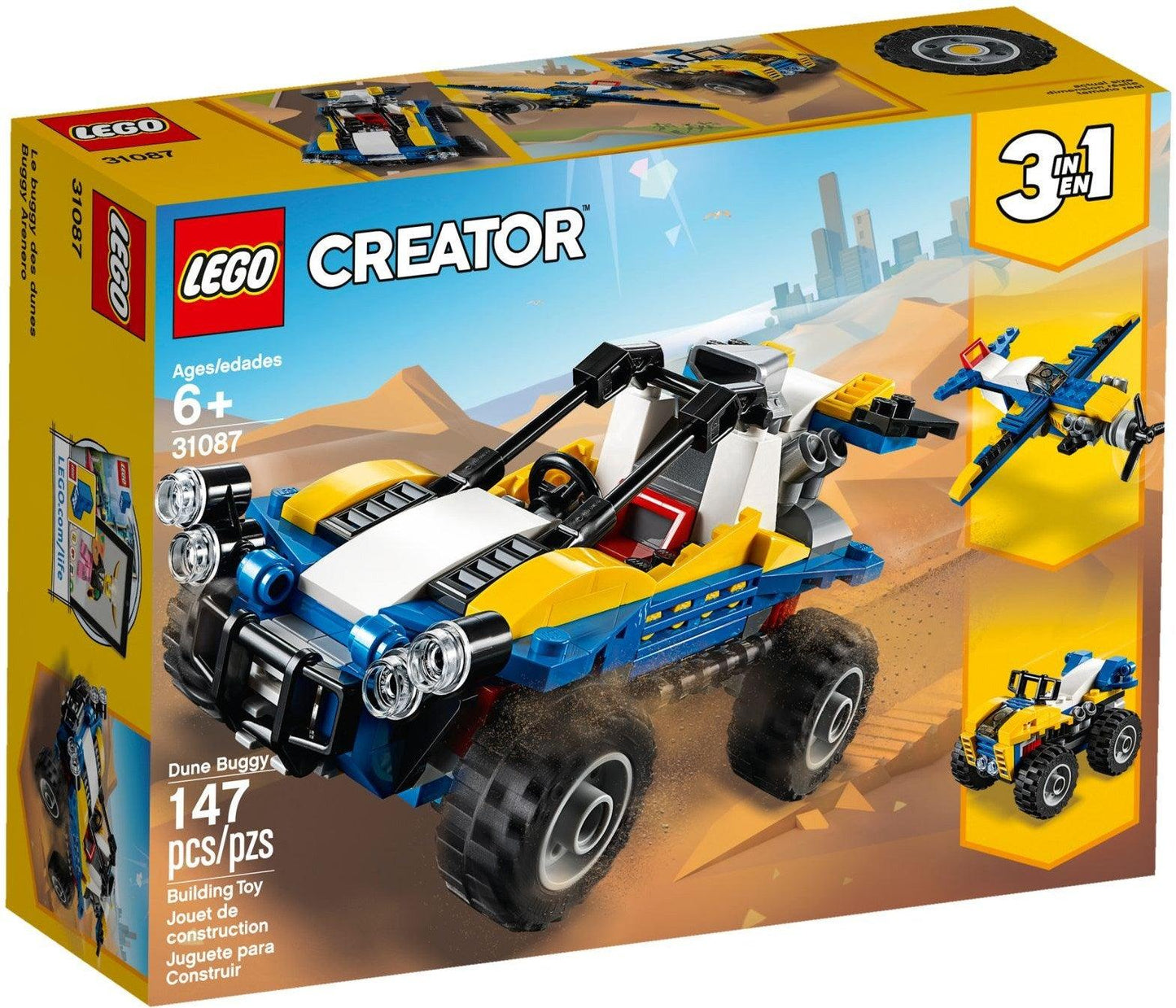 LEGO Dune Buggy for the sand 31087 Creator 3-in-1 LEGO CREATOR @ 2TTOYS | Official LEGO shop😊🥰 LEGO €. 11.99