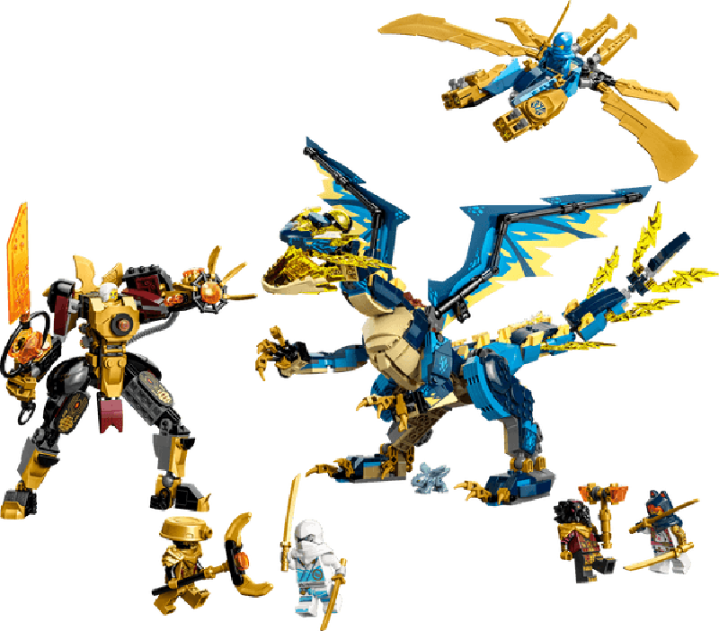 LEGO Elementdraak vs. de mecha van de keizerin 71796 Ninjago LEGO NINJAGO @ 2TTOYS | Official LEGO shop😊🥰 LEGO €. 89.48