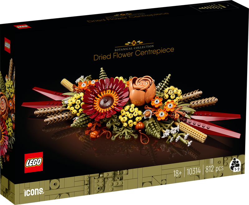 LEGO gedroogde bloemen tafelstuk 10314 Icons LEGO ICONS @ 2TTOYS | Official LEGO shop😊🥰 LEGO €. 44.99