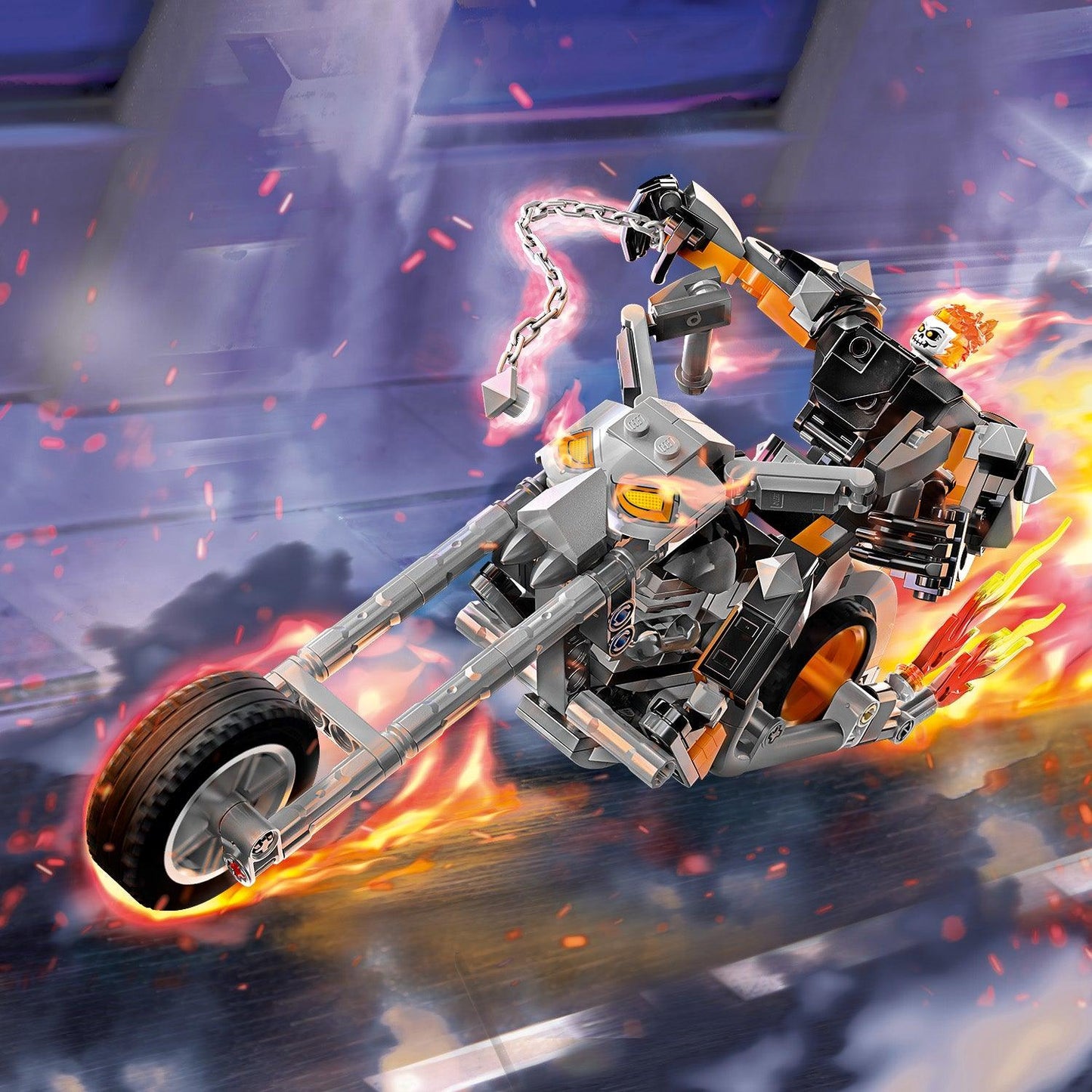 LEGO Ghost Rider Mech & motor 76245 City LEGO SUPERHEROES @ 2TTOYS | Official LEGO shop😊🥰 LEGO €. 29.49