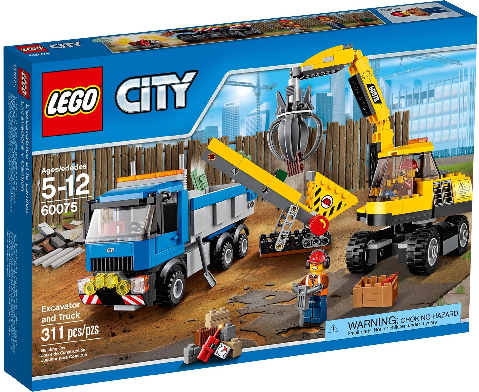 LEGO Graafmachine en vrachtwagen 60075 City LEGO CITY @ 2TTOYS LEGO €. 39.99