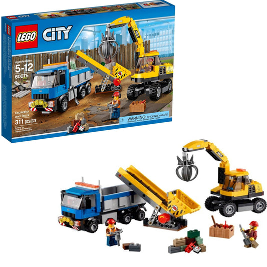 LEGO Graafmachine en vrachtwagen 60075 City LEGO CITY @ 2TTOYS | Official LEGO shop😊🥰 LEGO €. 39.99