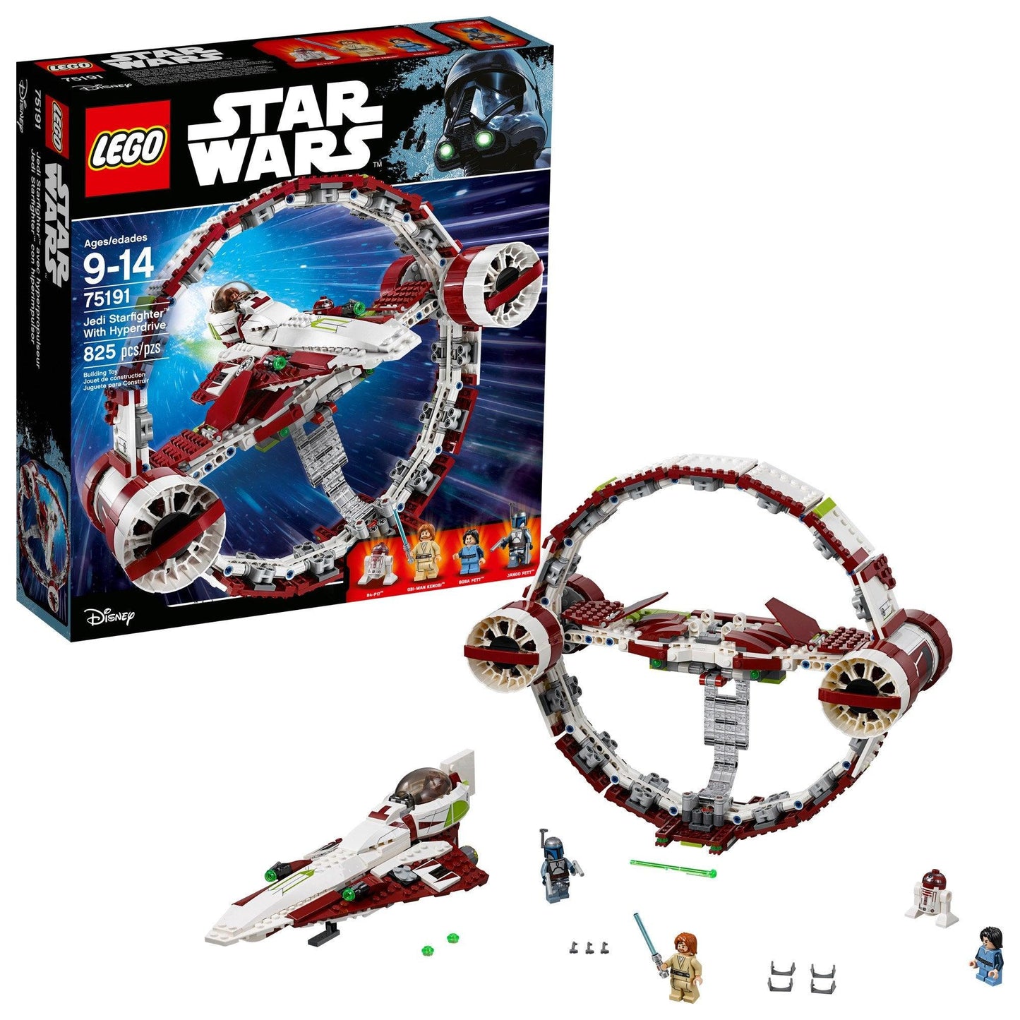 LEGO Jedi Starfighter with Hyperdrive 75191 Star Wars - Episode II LEGO Star Wars - Episode II @ 2TTOYS | Official LEGO shop😊🥰 LEGO €. 99.99