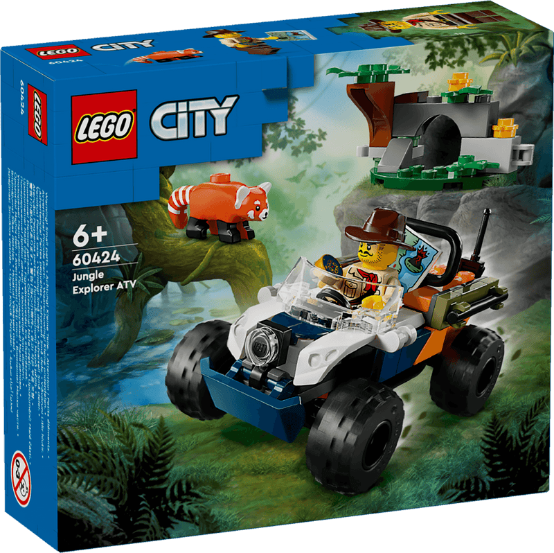 LEGO Jungleonderzoekers: rode panda-missie met terreinwagen 60424 City LEGO CITY @ 2TTOYS | Official LEGO shop😊🥰 LEGO €. 8.49