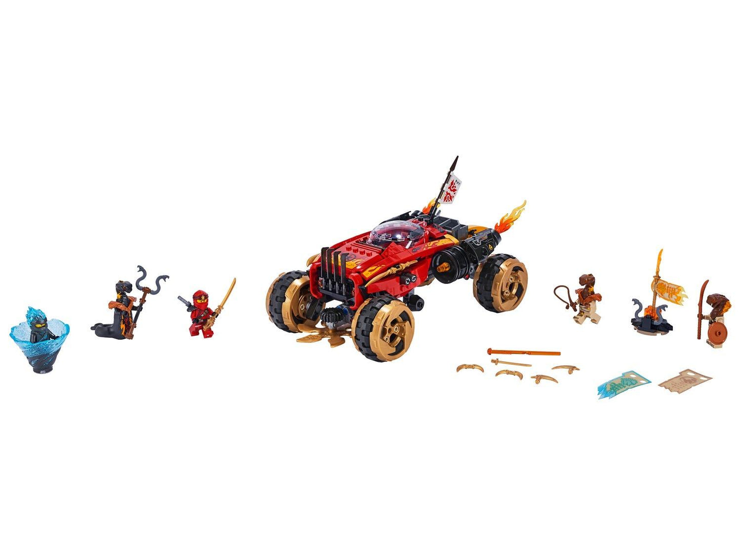 LEGO Katana, hakkende en rammende 4x4 auto 70675 Ninjago LEGO NINJAGO @ 2TTOYS LEGO €. 34.99