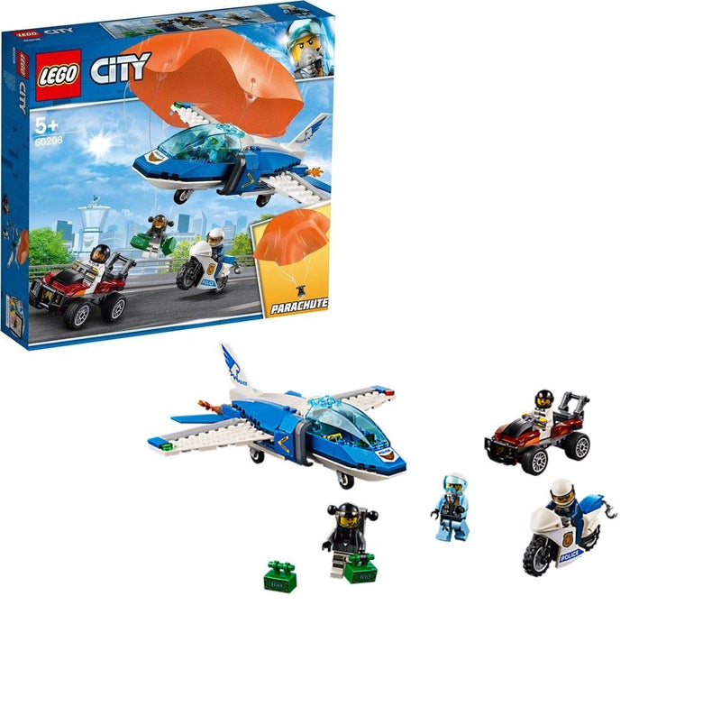 LEGO Lucht politie parachute met vliegtuig 60208 City LEGO CITY POLITIE @ 2TTOYS | Official LEGO shop😊🥰 LEGO €. 24.99