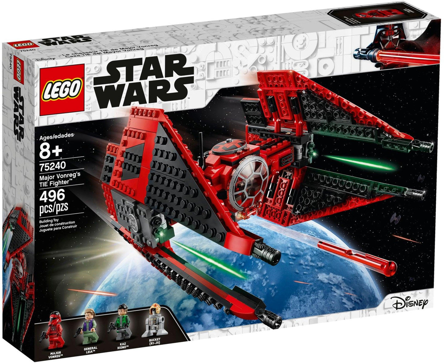 LEGO Major Vonreg's TIE Fighter Ship 75240 StarWars LEGO STARWARS @ 2TTOYS | Official LEGO shop😊🥰 LEGO €. 52.99