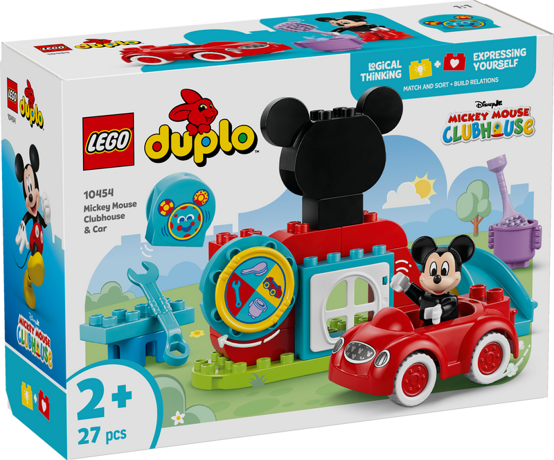 LEGO Mickey Mouse Clubhuis en auto 10454 DUPLO (Pre-Order: maart 2025) @ 2TTOYS | Official LEGO shop😊🥰 2TTOYS | Official LEGO shop😊🥰 €. 16.99