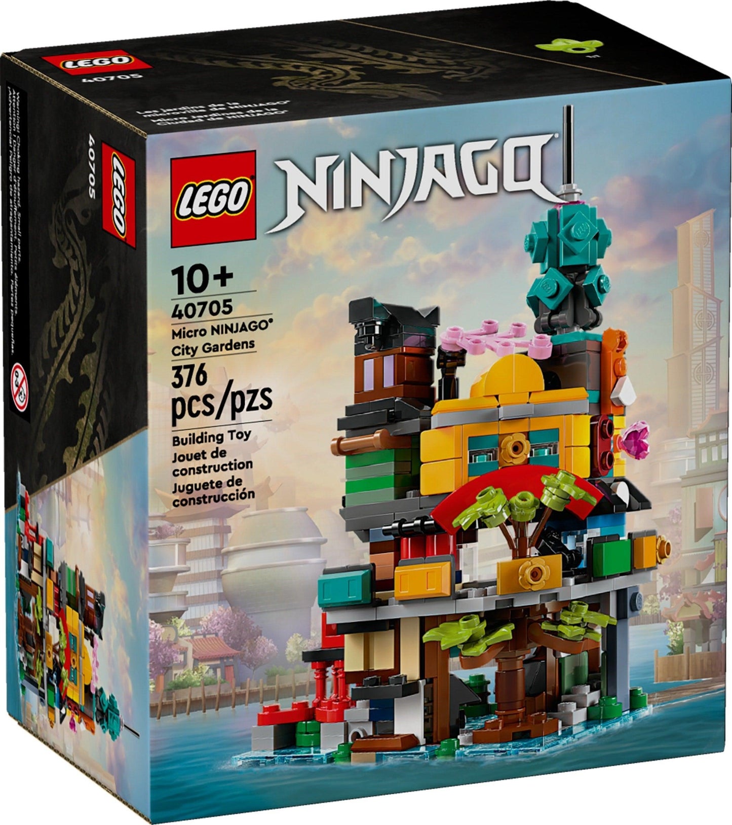 LEGO Micro NINJAGO® stadstuinen 40705 Ninjago LEGO NINJAGO @ 2TTOYS | Official LEGO shop😊🥰 LEGO €. 14.49