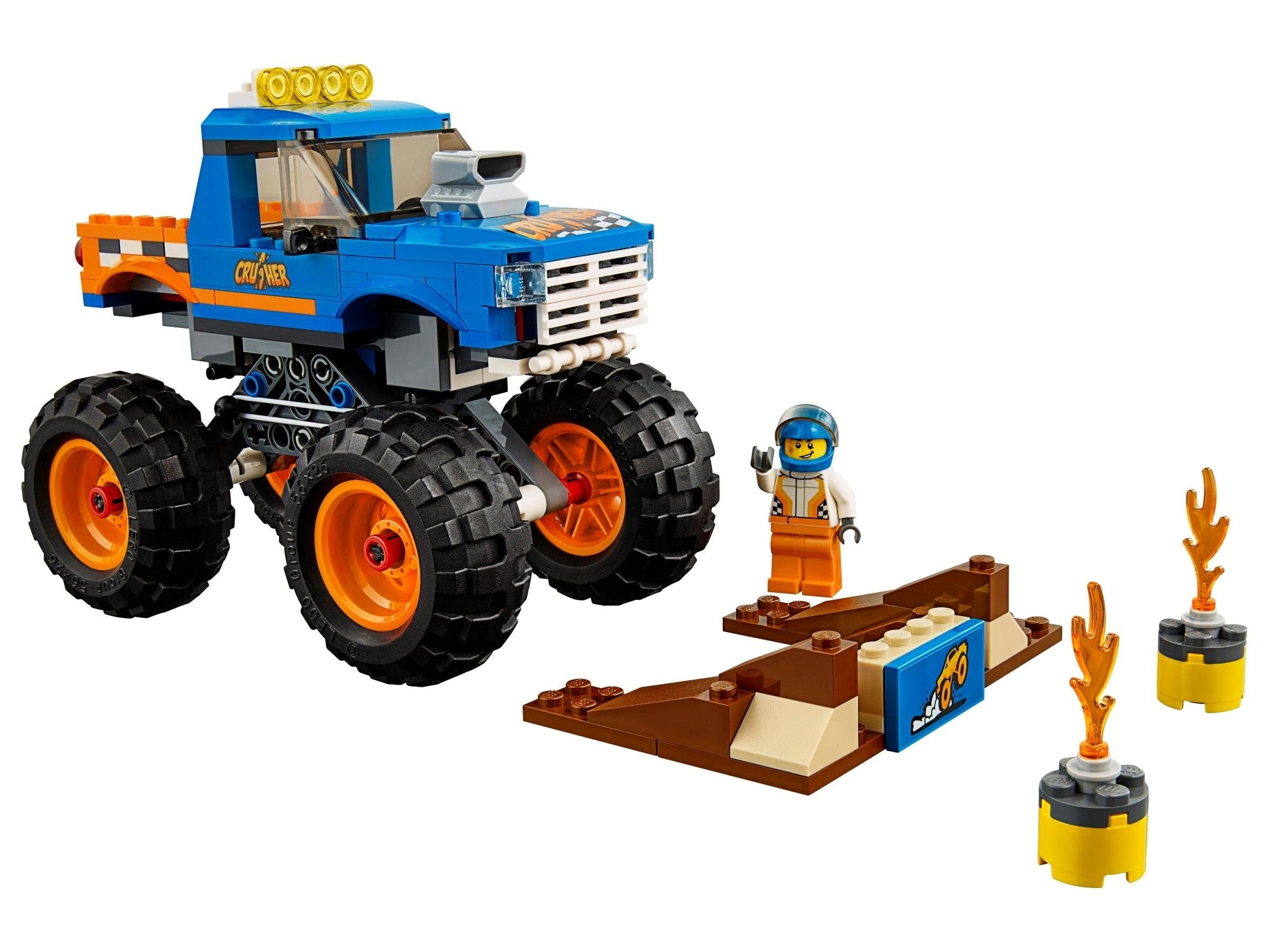 LEGO Monster truck show met springschans 60180 City Voertuigen LEGO CITY STUNTZ @ 2TTOYS LEGO €. 19.99