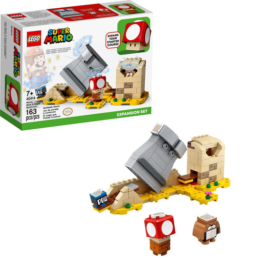 LEGO Monty Mole & Super Mushroom 40414 Super Mario LEGO SUPERMARIO @ 2TTOYS | Official LEGO shop😊🥰 LEGO €. 29.99