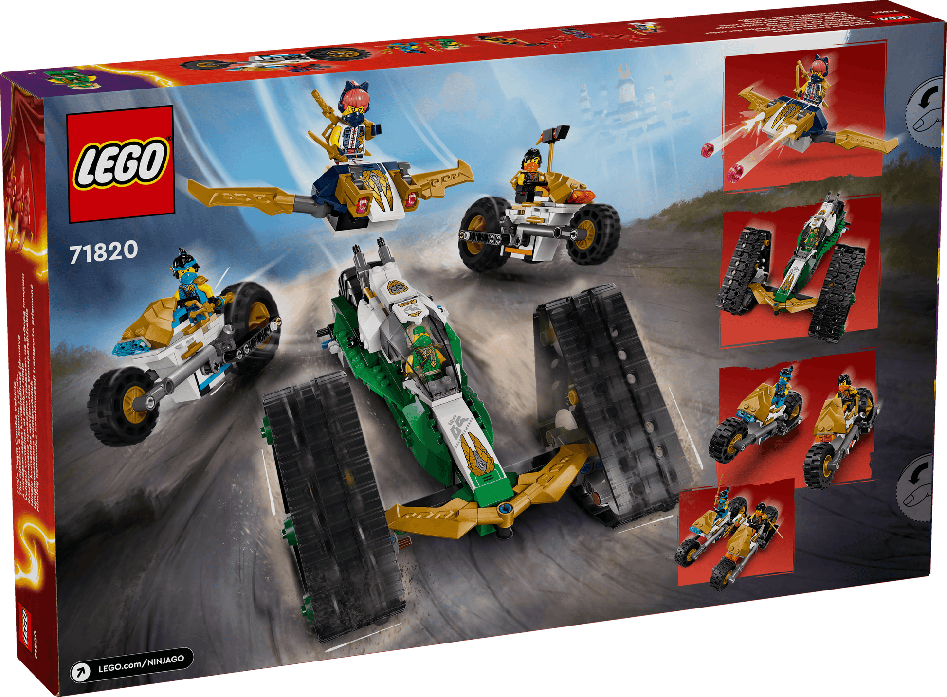 LEGO Ninja Team Combi Rups 71820 Ninjago (Pre-Order: verwacht juni) LEGO Ninjago @ 2TTOYS LEGO €. 76.49