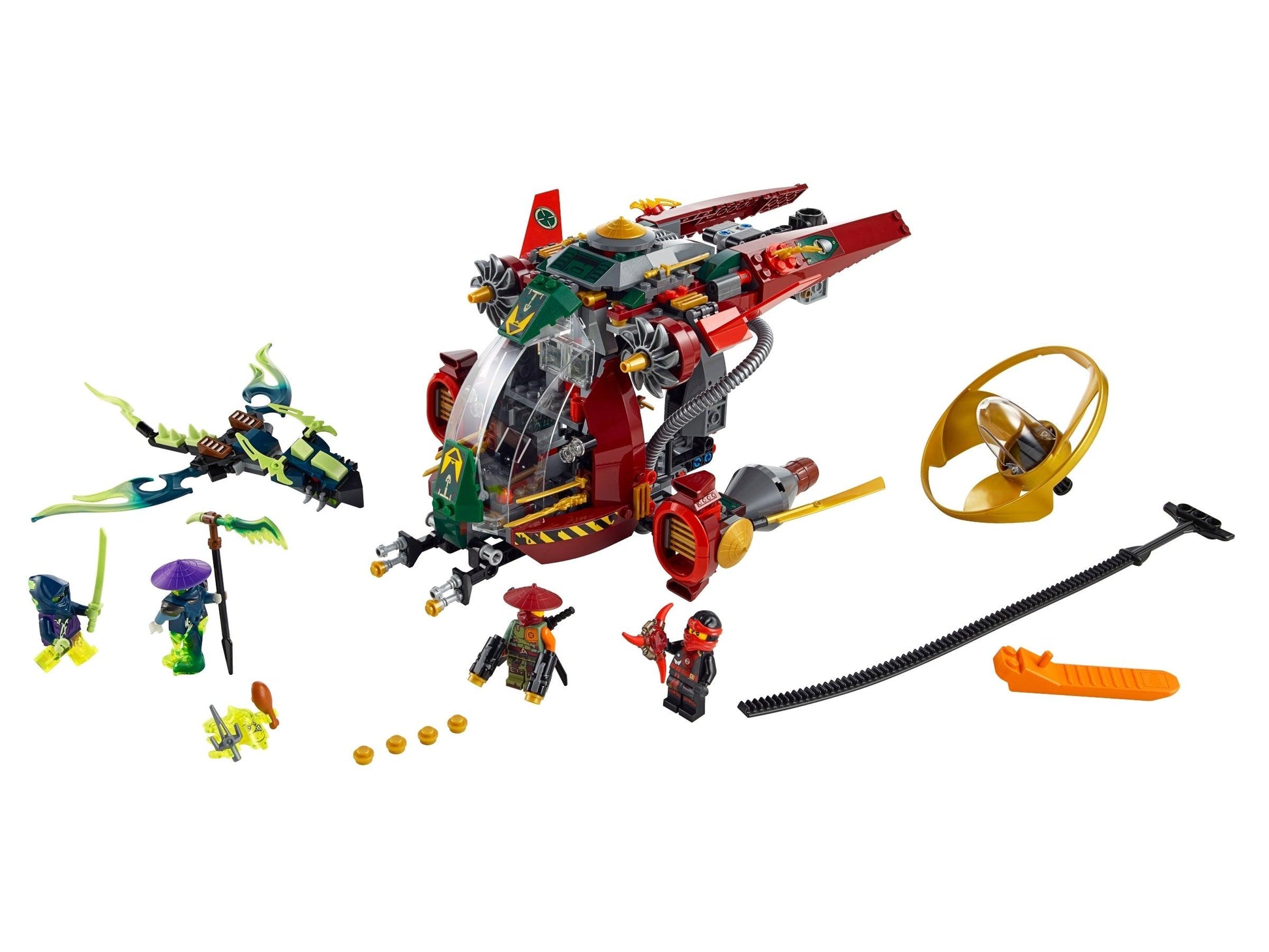 LEGO Ninjago Ronins 2-in-1 R.E.X luchtschip 70735 Ninjago LEGO NINJAGO @ 2TTOYS LEGO €. 39.99