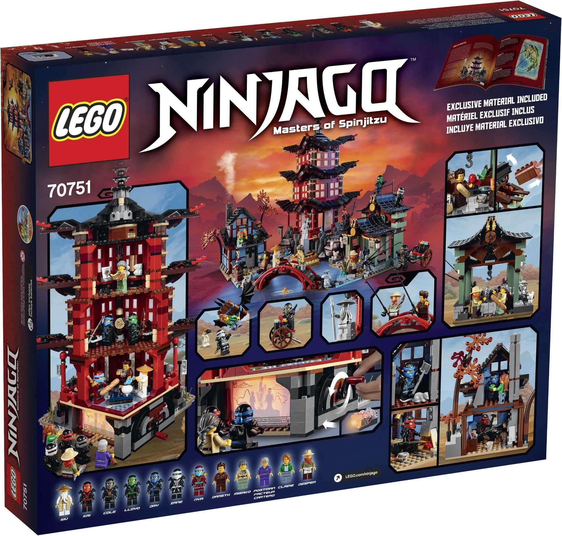 LEGO Ninjago Tempel van Airjitzu 70751 Ninjago LEGO NINJAGO @ 2TTOYS | Official LEGO shop😊🥰 LEGO €. 389.98