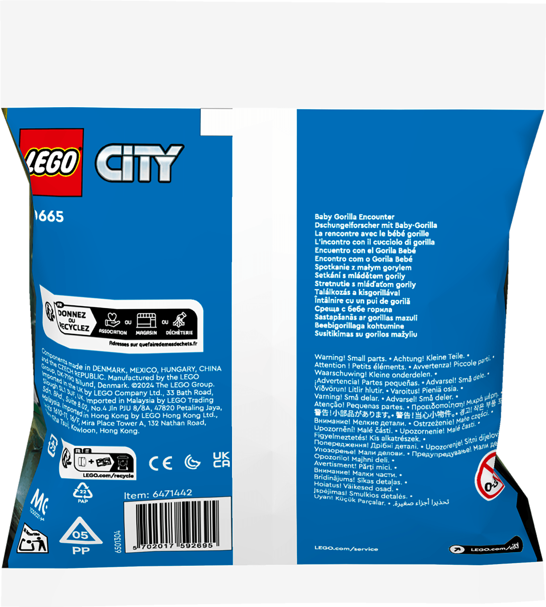 LEGO Ontmoeting met de babygorilla 30665 City (Pre-Order: verwacht juni) LEGO CITY @ 2TTOYS LEGO €. 3.49