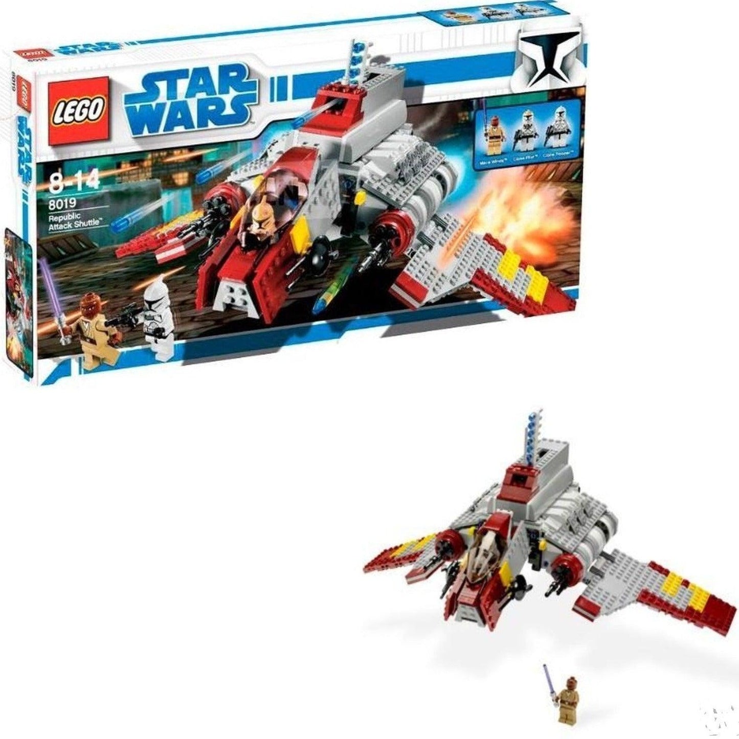 LEGO Republic Attack Shuttle 8019 StarWars @ 2TTOYS LEGO €. 88.99