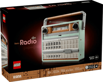 LEGO Retroradio 10334 Icons LEGO ICONS @ 2TTOYS LEGO €. 85.99