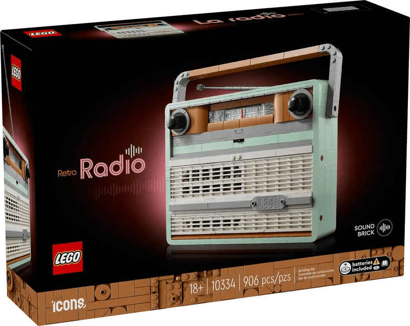 LEGO Retroradio 10334 Icons (levering: januari 2025) LEGO ICONS @ 2TTOYS | Official LEGO shop😊🥰 LEGO €. 99.99