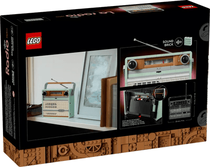 LEGO Retroradio 10334 Icons (levering: januari 2025) LEGO ICONS @ 2TTOYS | Official LEGO shop😊🥰 LEGO €. 99.99