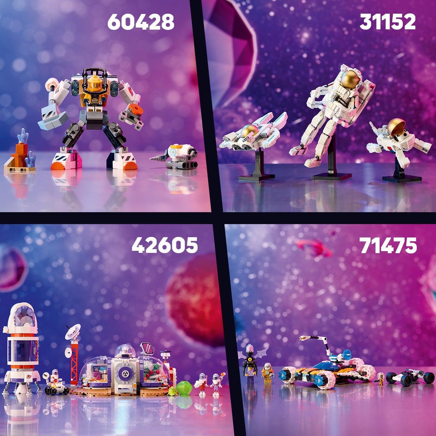 LEGO Ruimtevaart Combideal: 40628, 31152, 42605 & 71475 LEGO @ 2TTOYS | Official LEGO shop😊🥰 LEGO €. 149.99