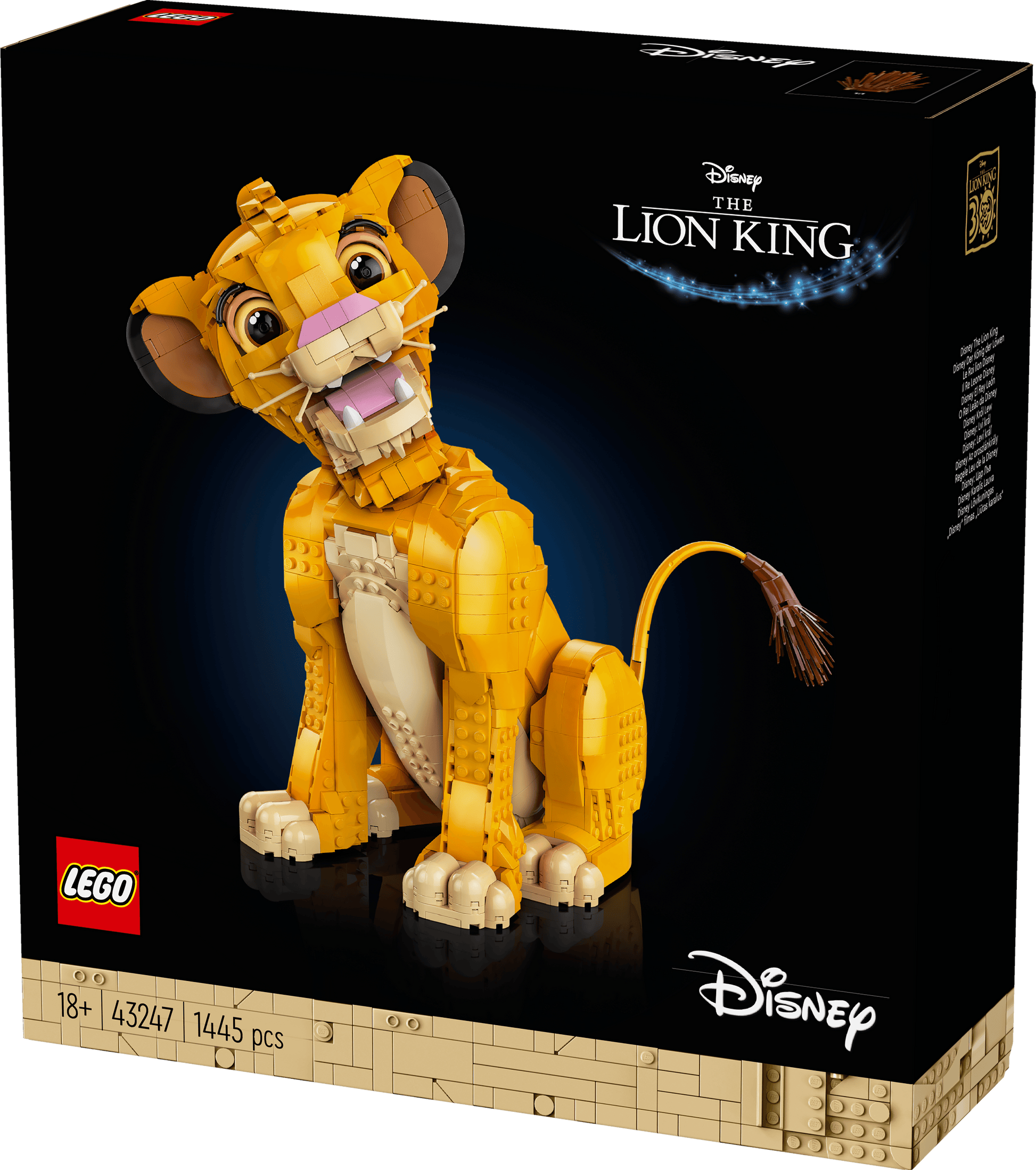 LEGO Simba Lion King 43247 Disney (Pre-Order: verwacht juni) LEGO DISNEY @ 2TTOYS LEGO €. 109.49