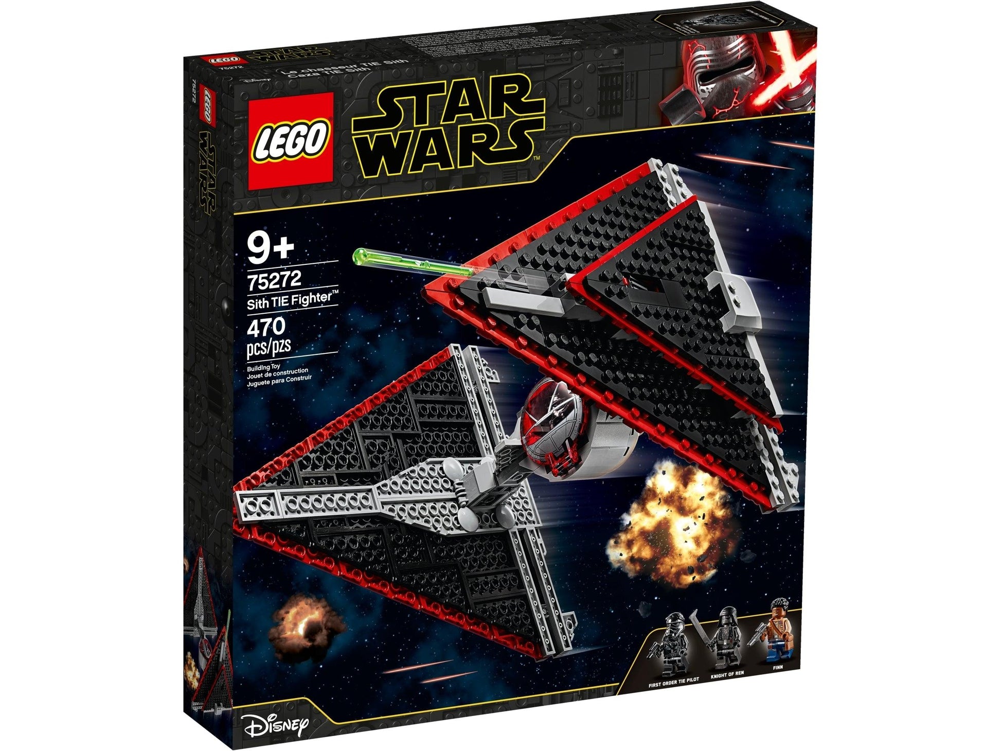 LEGO Sith TIE Dagger inclusief piloot, Knight of Ren en Finn 75272 StarWars LEGO STARWARS @ 2TTOYS | Official LEGO shop😊🥰 LEGO €. 79.99