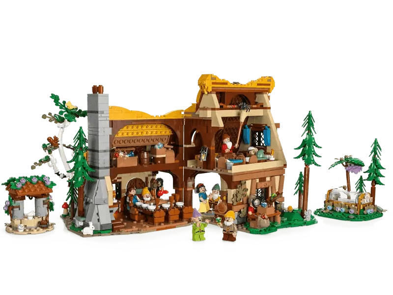 LEGO Snow White and the Seven Dwarfs' Cottage 43242 Disney LEGO DISNEY @ 2TTOYS | Official LEGO shop😊🥰 LEGO €. 219.99
